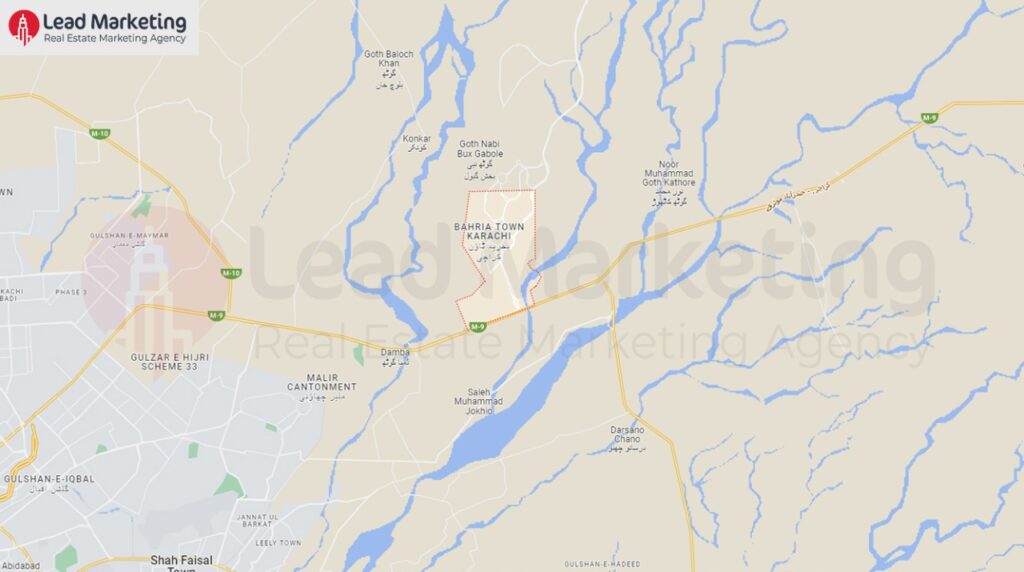 Bahria Town Karachi Location