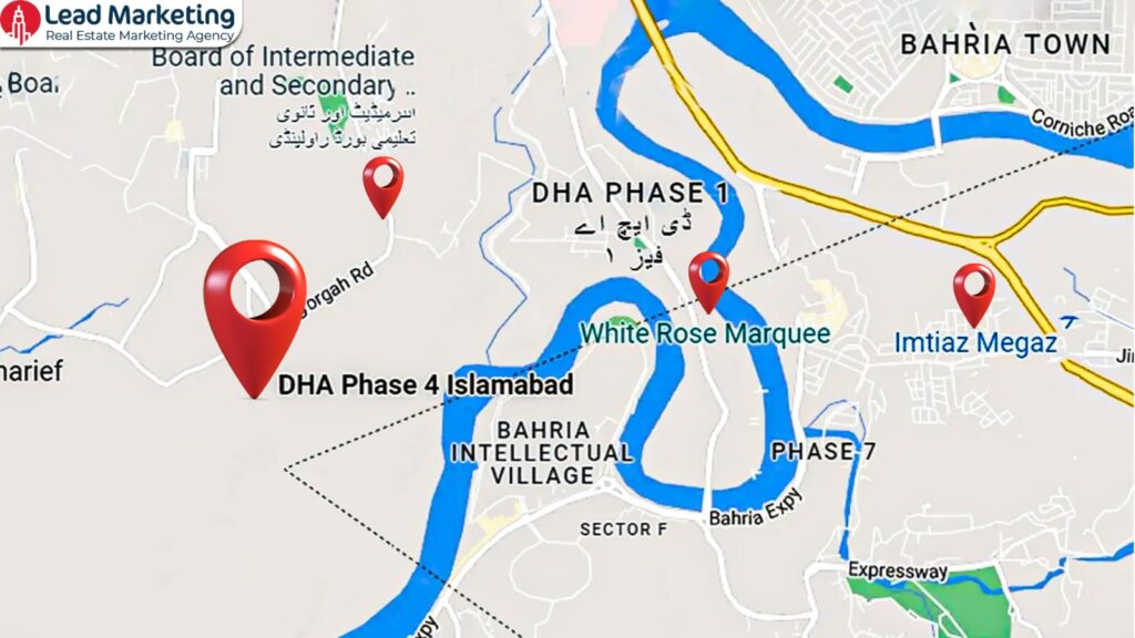 Dha phase 4 location map