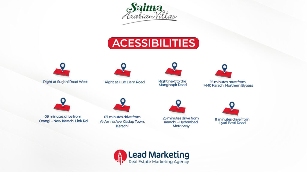 Saima Arabian Villas Accessibility
