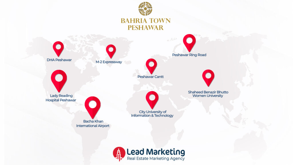 Bahria Town Peshawar Nearby Areas and Places