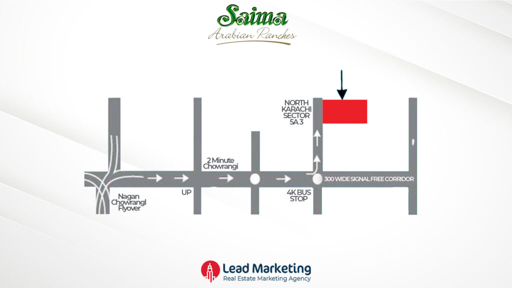 Saima Arabian Ranches Location