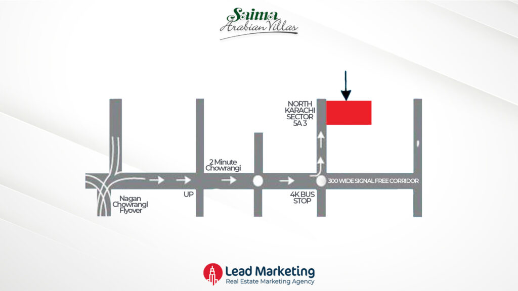 Saima Arabian Villas Location