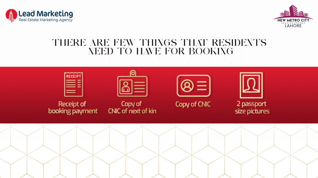 New Metro City Lahore Booking Document