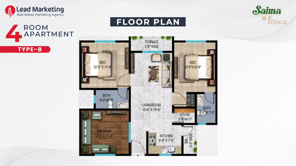 Saima Ace Avenue  floor plan 