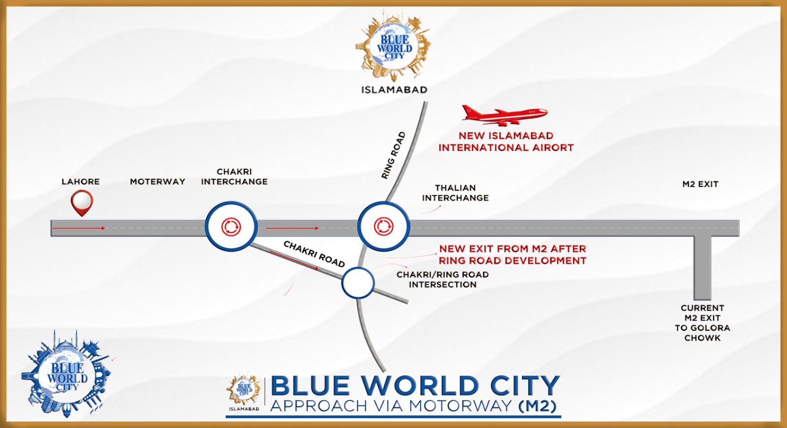 blue world city location 