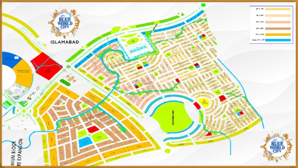 Blue World City Islamabad's master plan