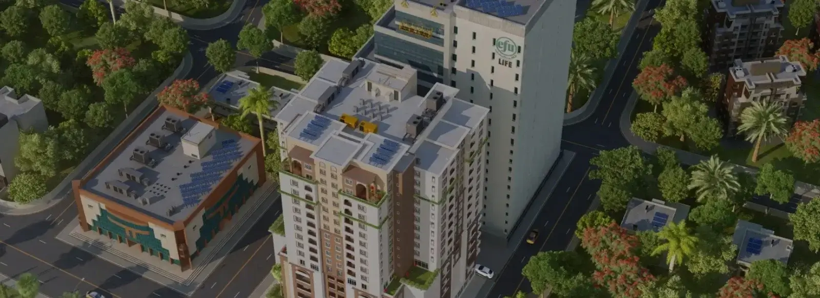 Saima Defence Mall Banner