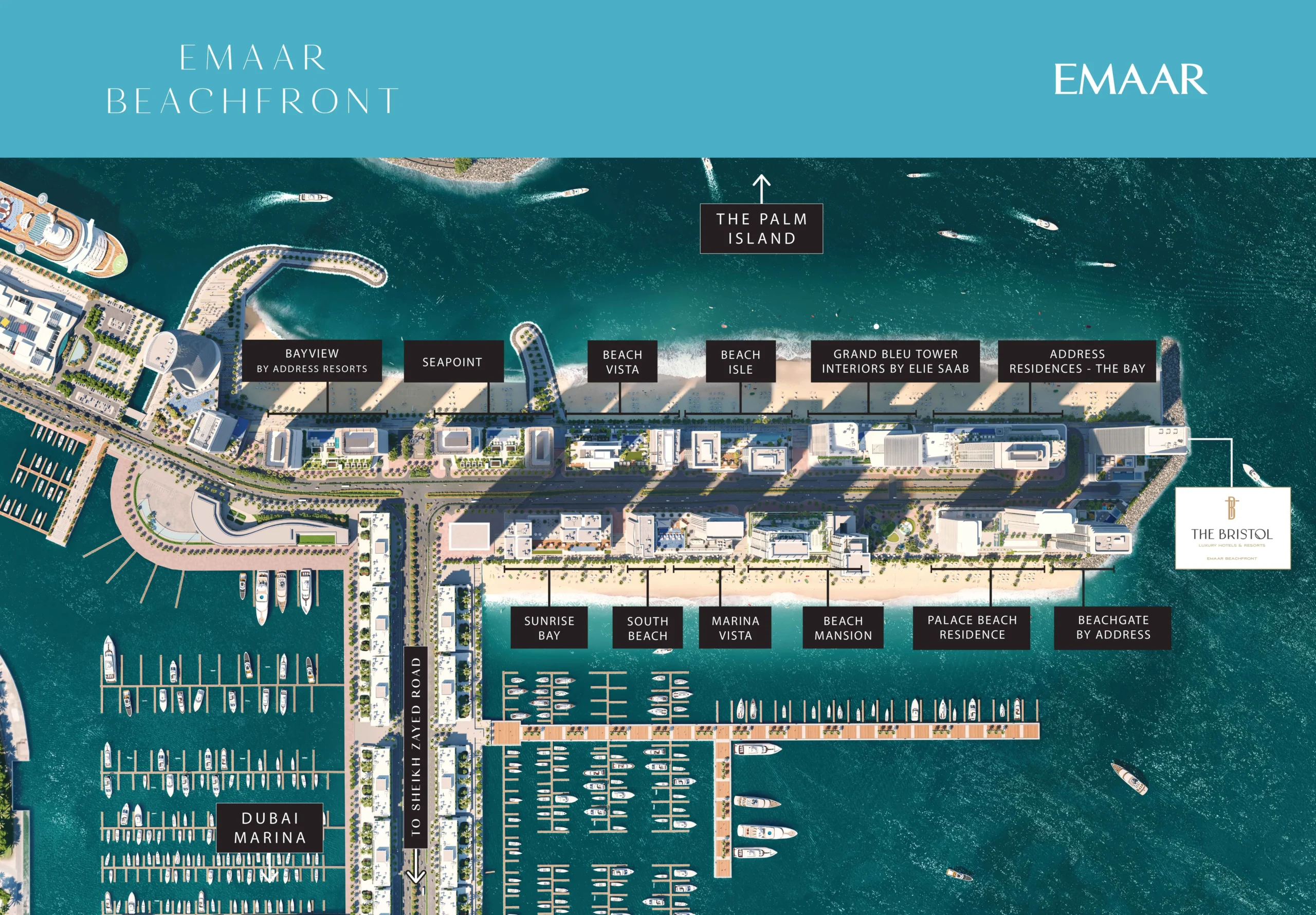 The Bristol at Emaar Beachfront Master Plan
