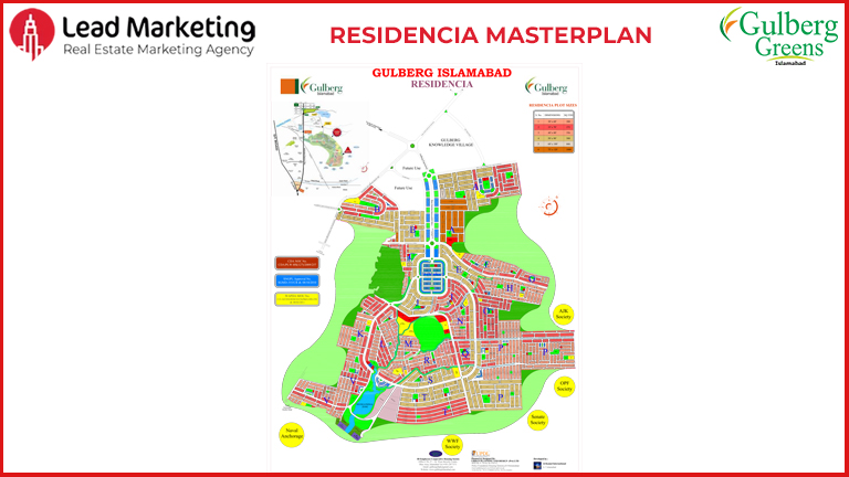 Gulberg Residencia Master Plan: