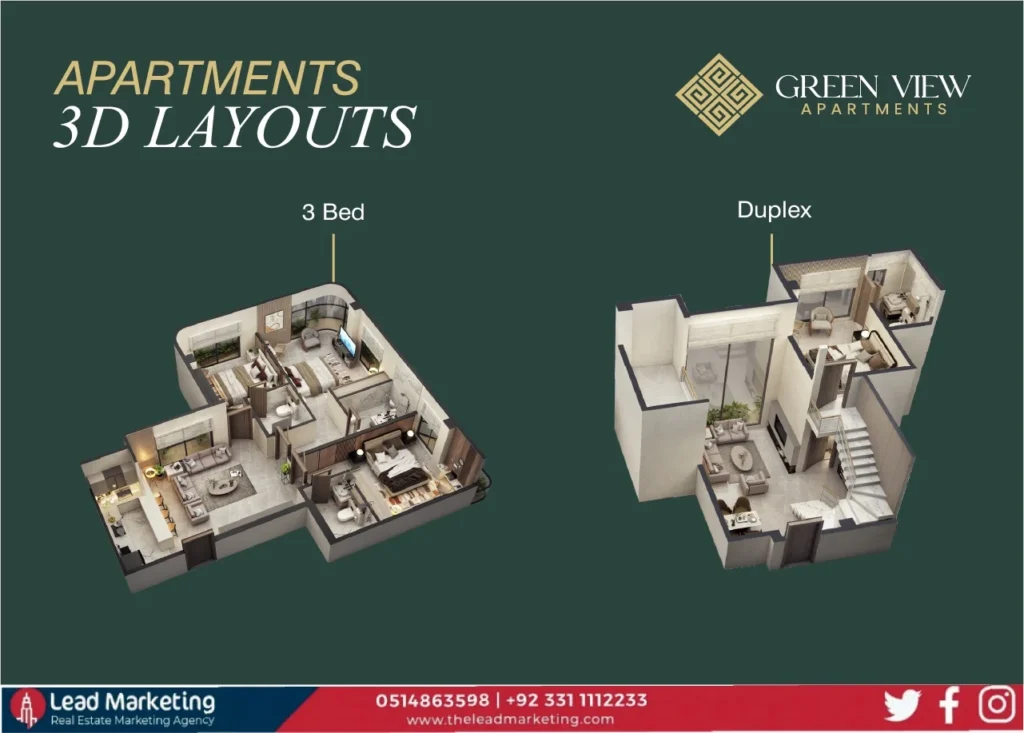 Green View Apartments Floor Plan