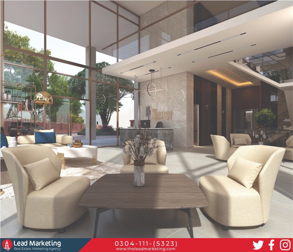 The Courtyard Residences Islamabad Types of Units: