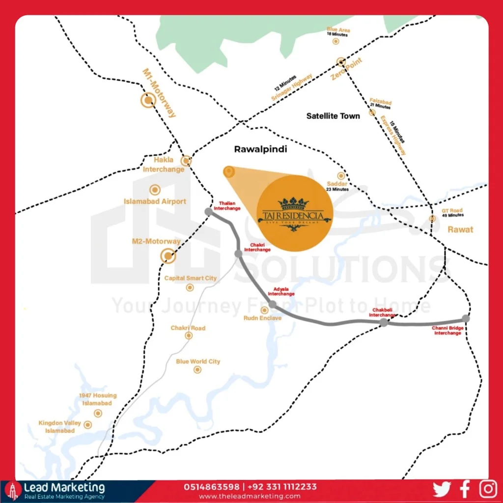 Taj Residencia Location
