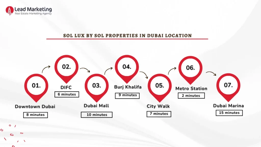 SOL Lux at Sheikh Zayed Road location