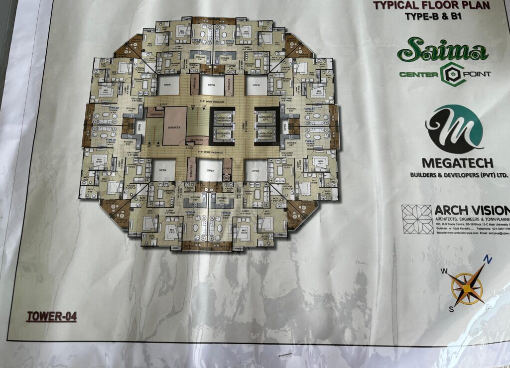 Saima Center Point Karachi Floor Plan