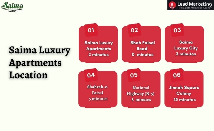 Saima Luxury Apartment Location: