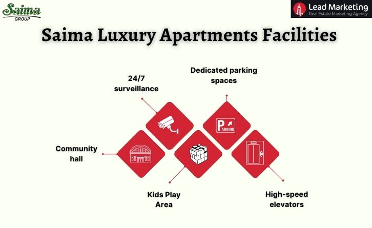 Saima Luxury Apartment Facilities and Amenities: