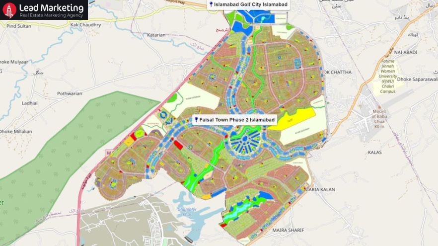 Faisal Town Phase 2 Master Plan:
