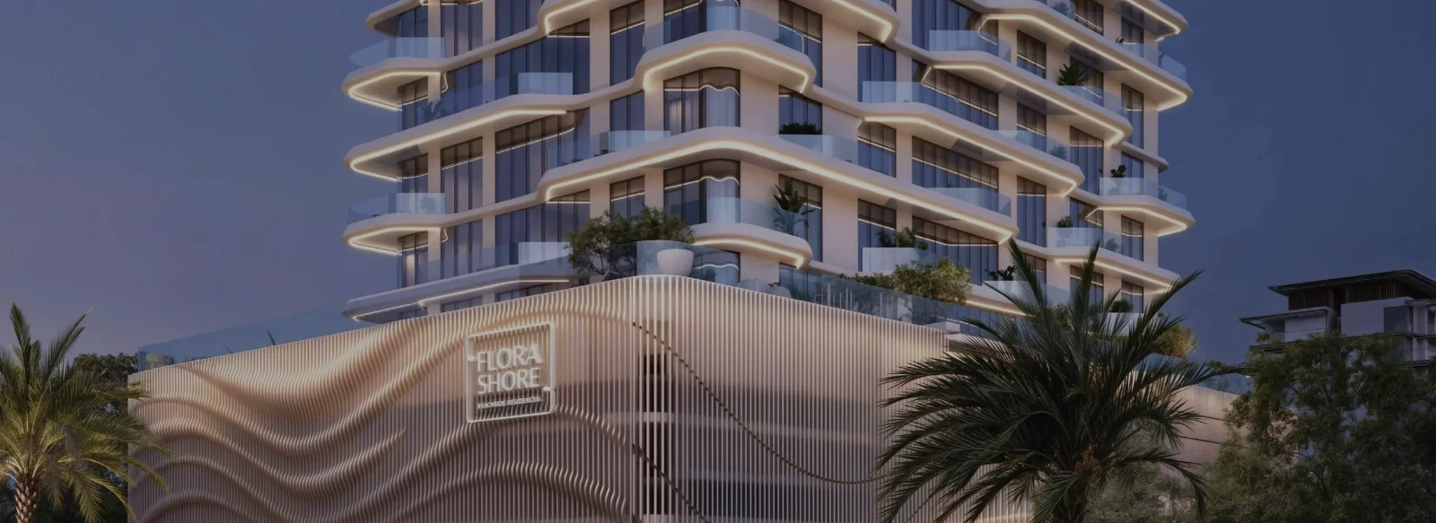 Flora Shore Beachside Residences by Calgary Properties in Dubai Islands Banner