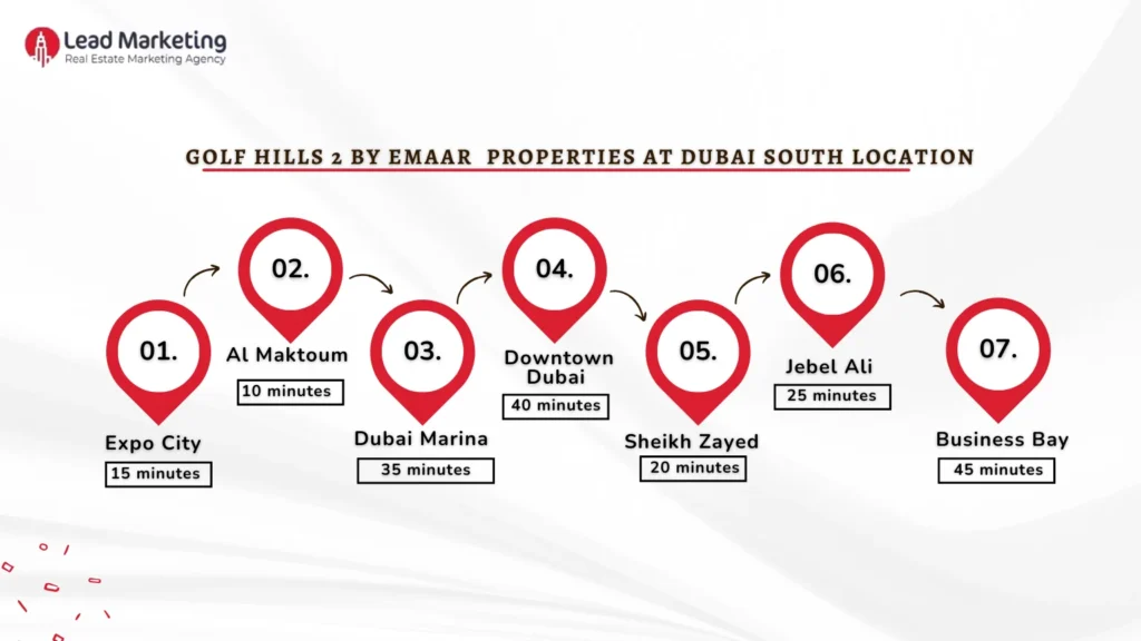 Golf Hills 2 by Emaar Properties Location