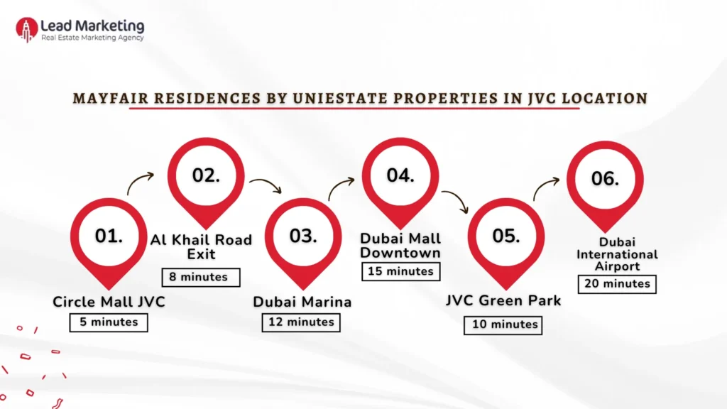 Mayfair Residences by Uniestate Properties Location