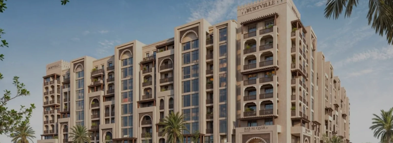Bab Al Qasr Royal 28 by Burtville Al Reem Island in Abu Dhabi Banner