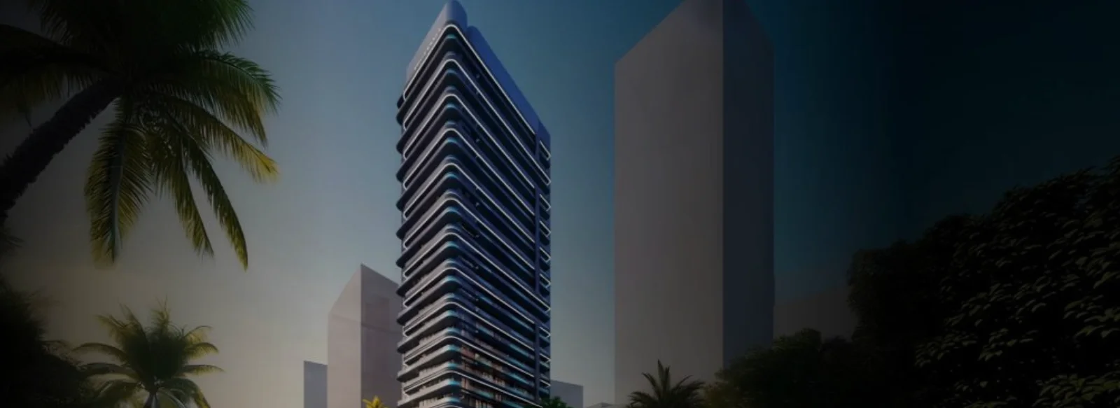 Zen Lagoons by Sanzen Developments at  Meydan Horizon Banner