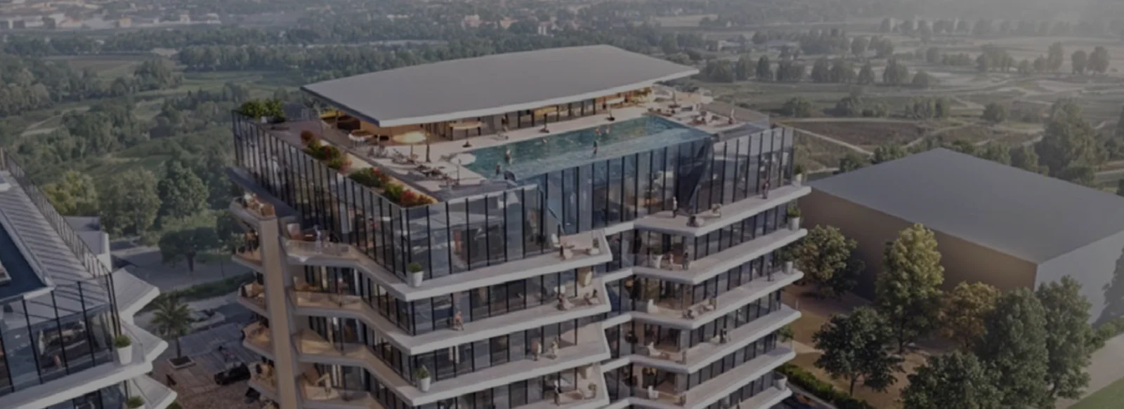 Cresswell Plaza by Merath Management at Dubai South Banner