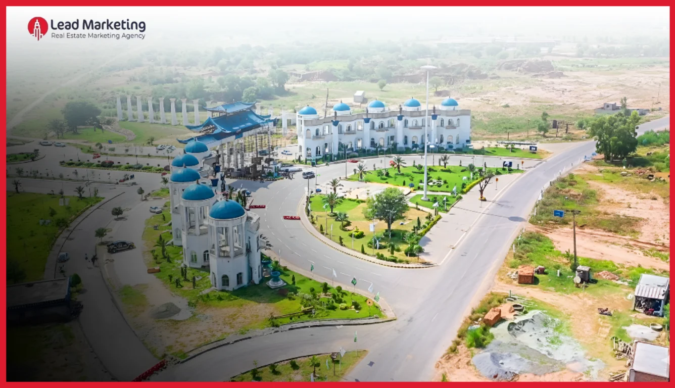 blue world city downtown feature