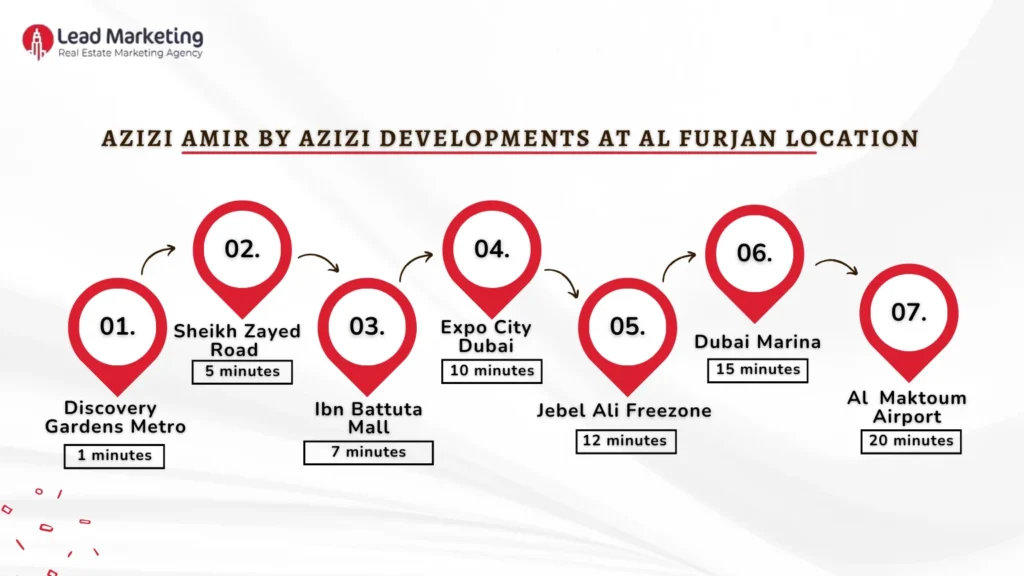 Azizi Amir by Azizi Developments Location