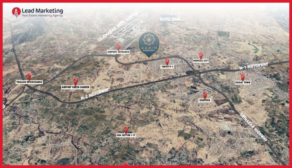 Aamin Housing 1 Islamabad Location