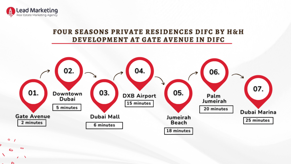 Four Seasons Private Residences DIFC Location image