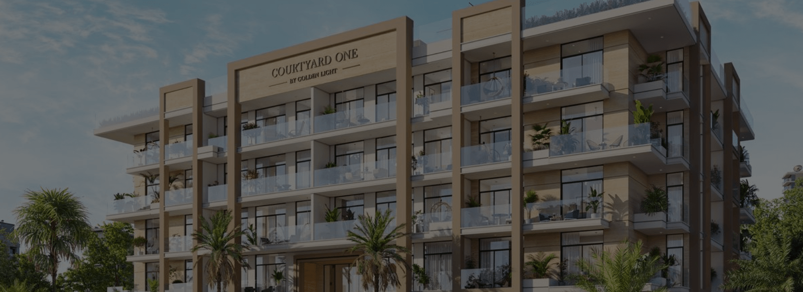 Courtyard One at Dubai South by Golden Light Real Estate Banner