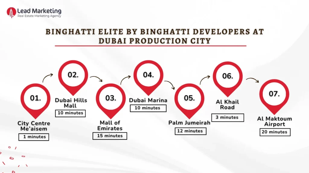 Binghatti Elite at Dubai Production City location image