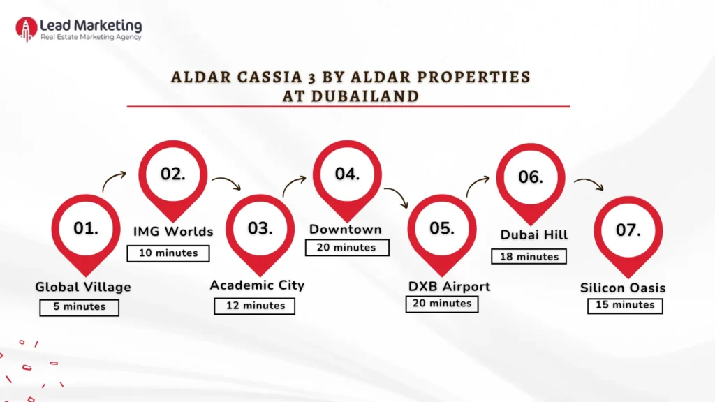 Aldar Cassia 3 by Aldar Properties Location Image