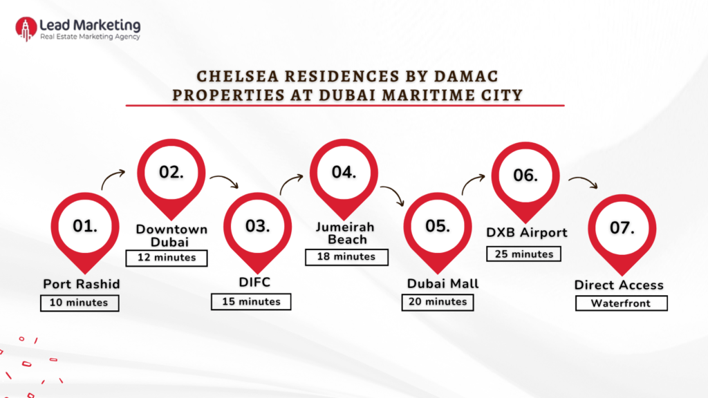 Chelsea Residences by DAMAC Properties Location Image