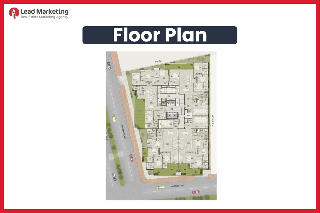 Sumya Club Tower Karachi Typical Apartment Floor Plan Image