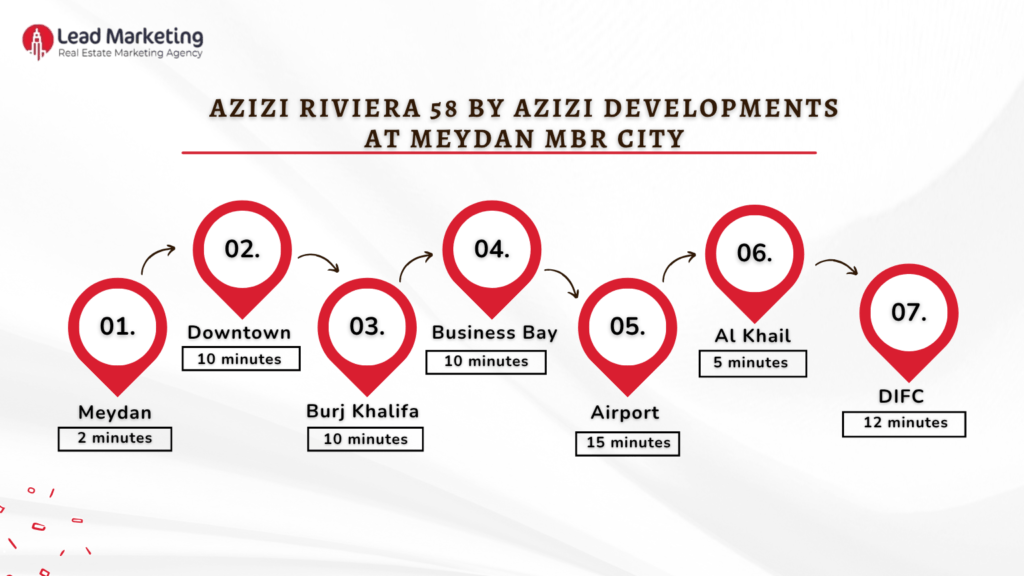 Azizi Riviera 58 by Azizi Developments Location Image