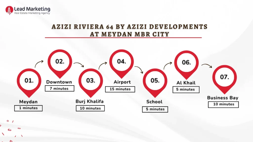 Azizi Riviera 64 by Azizi Developments Location Image