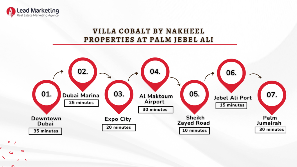 Villa Cobalt by Nakheel Properties Location Image