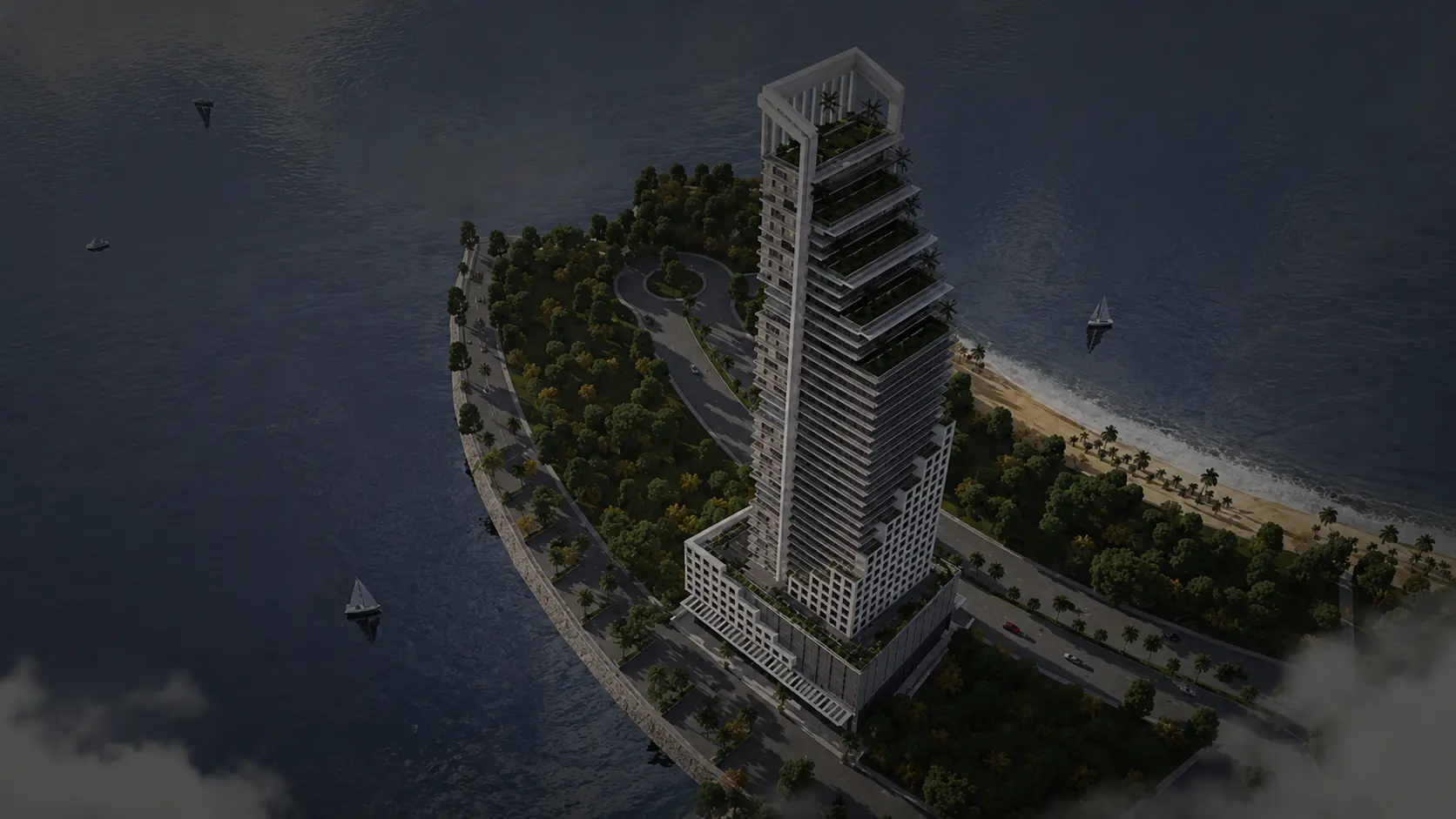 Beach Terraces at DHA Phase 8 Karachi by Metro Banner