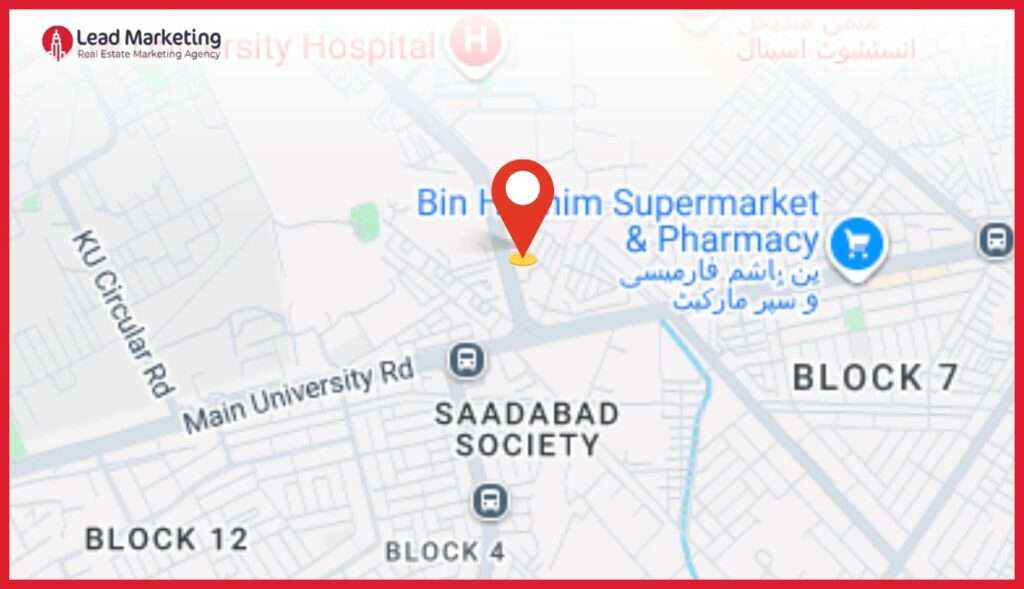 Saima Residencia Avenue Karachi Location Image