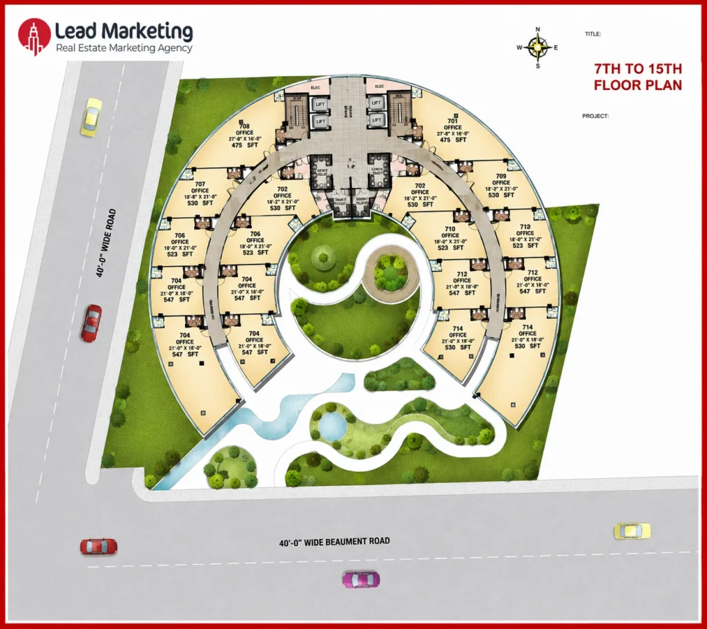 Saima Corporate Center Karachi Floor Plan Image