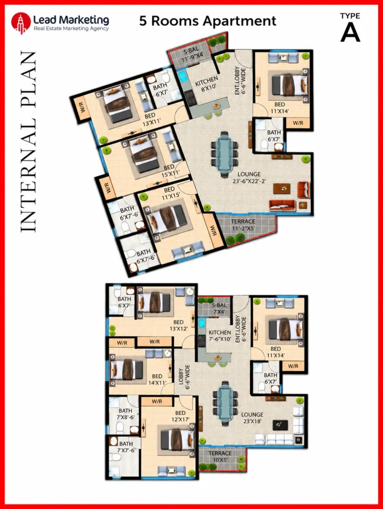5-Room Apartment – Type A Image