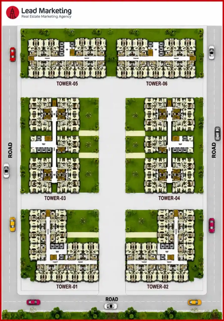 Hiba Downtown Karachi Master Plan Image