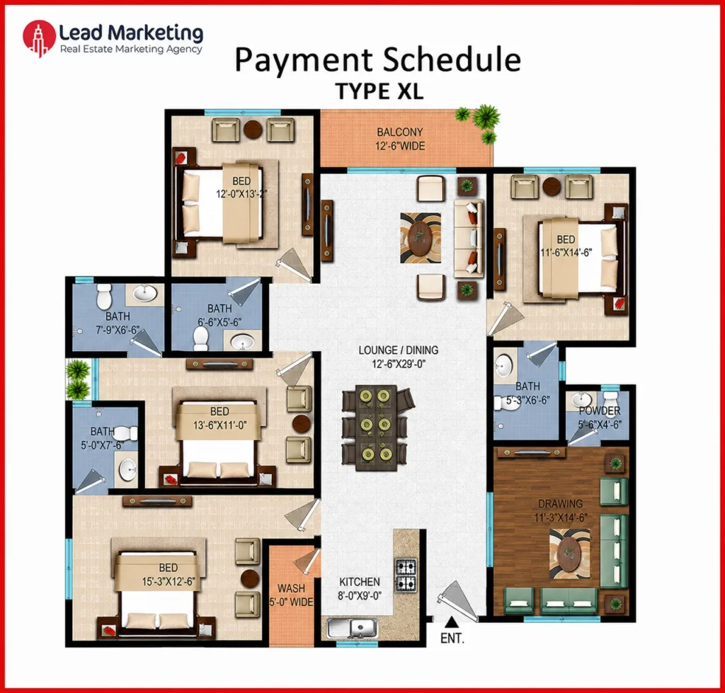 Saima Boulevard Floor Plan Type XL Floor Plan Image