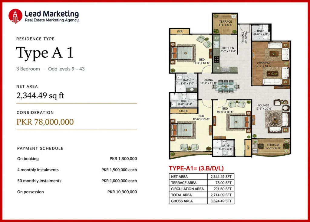Sumya Pearl Residency Type A1 Image