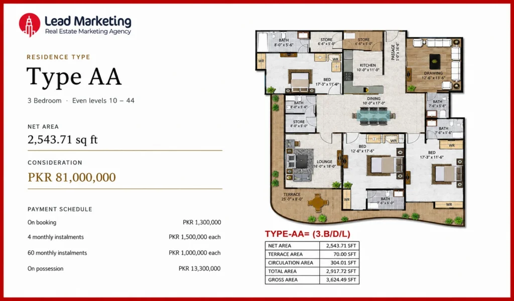 Sumya Pearl Residency Type AA Image
