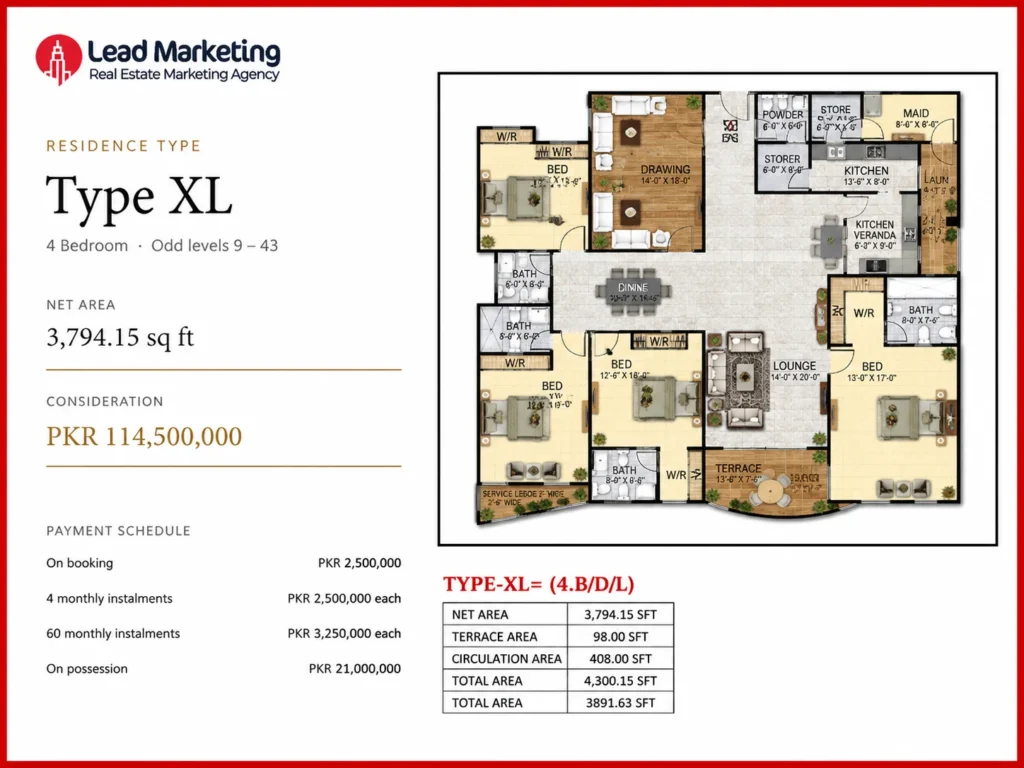 Sumya Pearl Residency Type XL Image