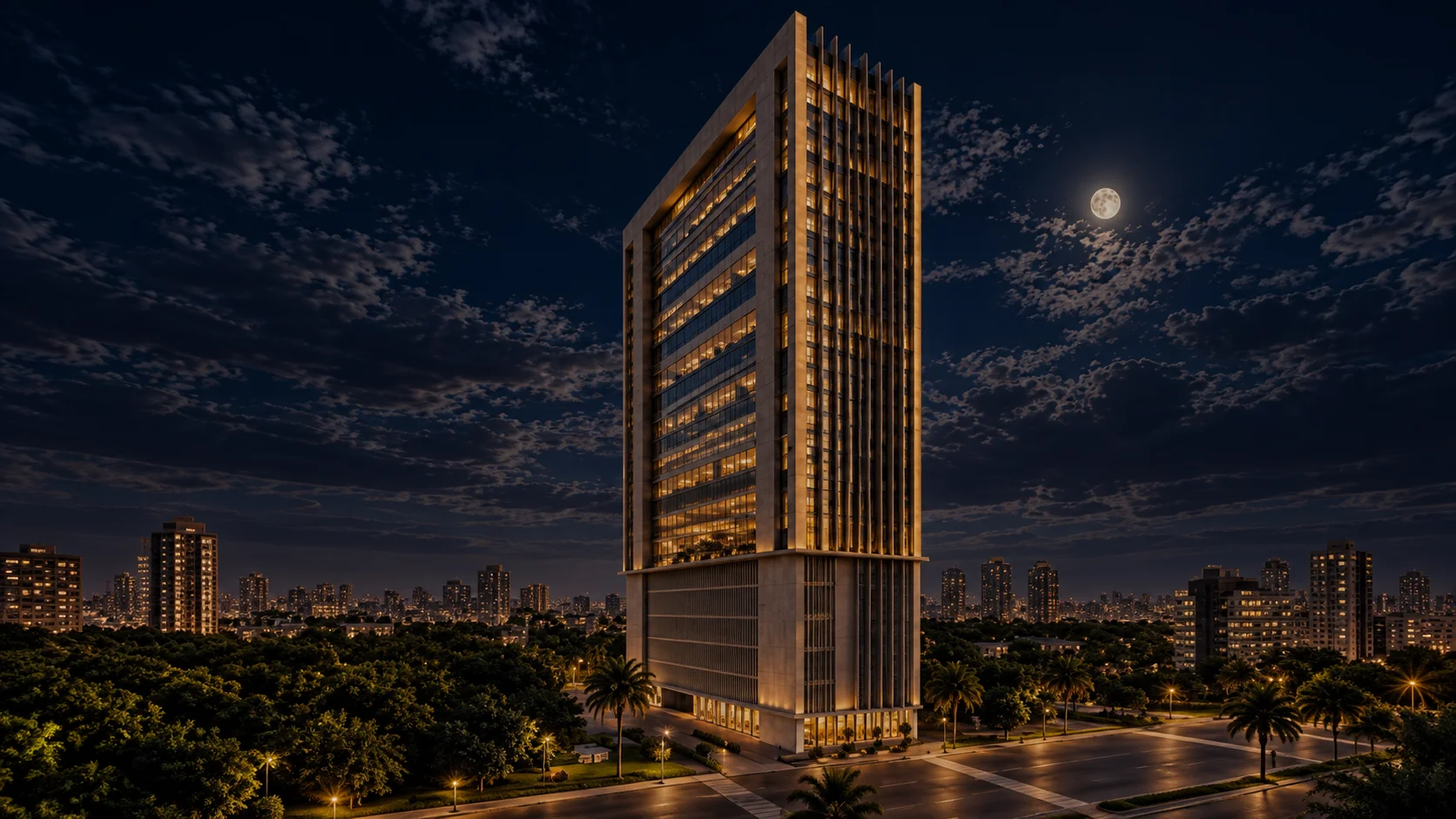 AA Central Office Tower Banner